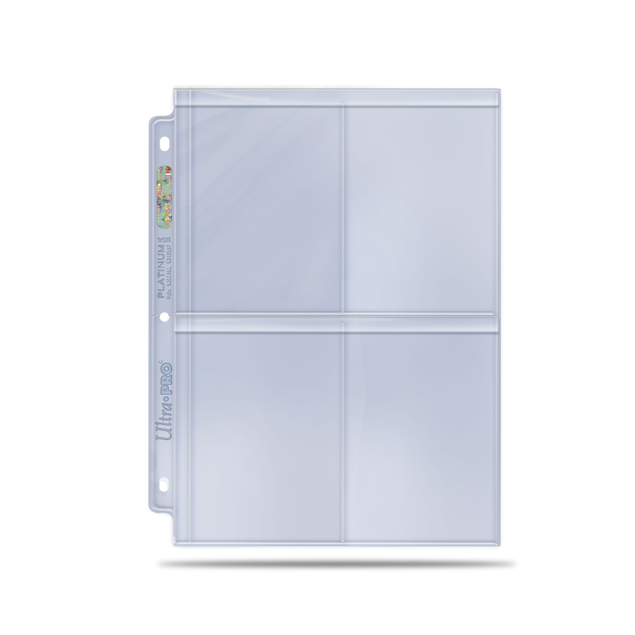 Ultra Pro 4-Pocket Secure Platinum Pages Box for Toploaders